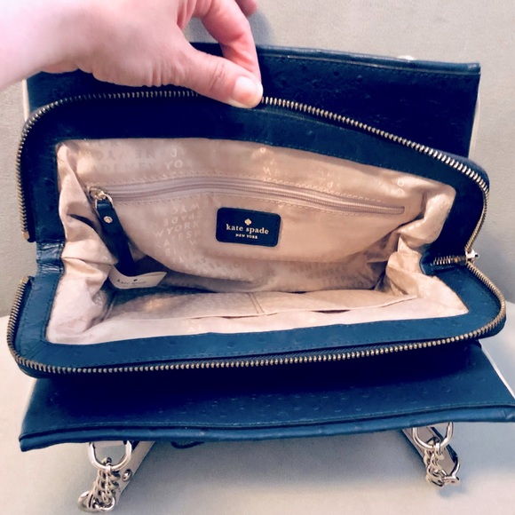Authentic RARE Kate Spade Blue Bag - Like New - Picture 6 of 11